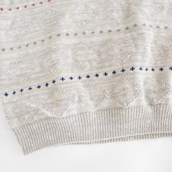 Vintage Great Lakes Crewneck Sweater - Taupe -  Large - Picture 8 of 13